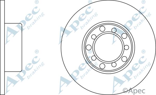 APEC DSK715 - Disque de frein cwaw.fr