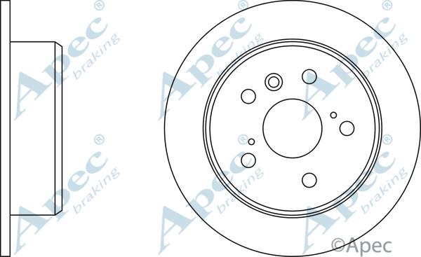 APEC DSK711 - Disque de frein cwaw.fr