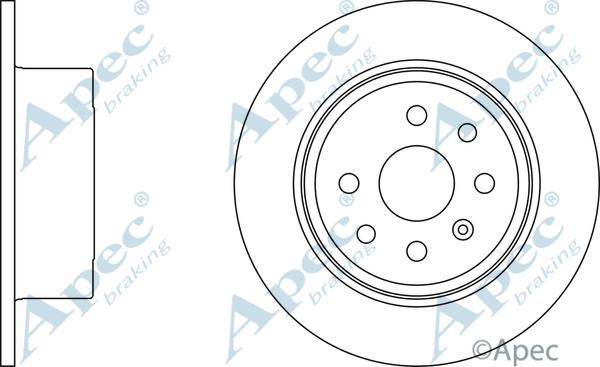 APEC DSK712 - Disque de frein cwaw.fr