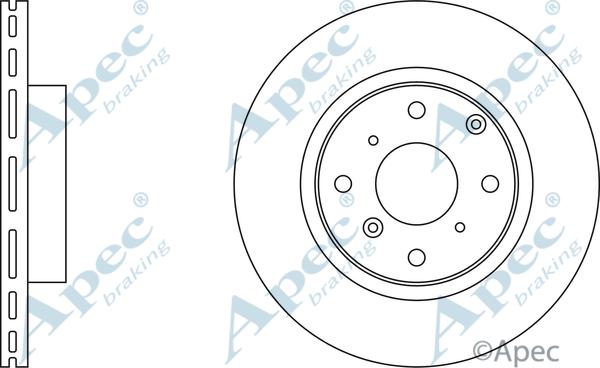 APEC DSK784 - Disque de frein cwaw.fr