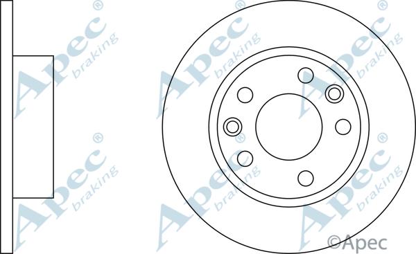 APEC DSK735 - Disque de frein cwaw.fr