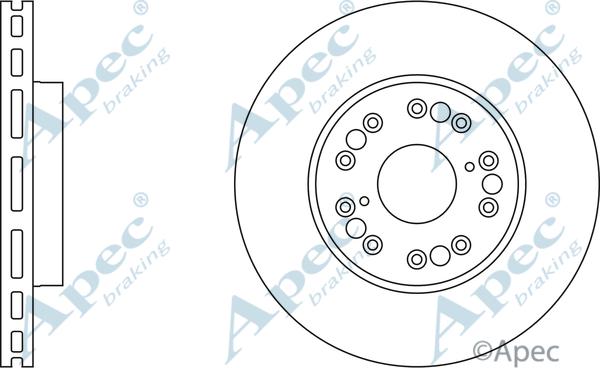 APEC DSK738 - Disque de frein cwaw.fr