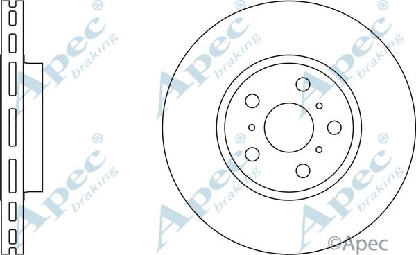 APEC DSK729 - Disque de frein cwaw.fr