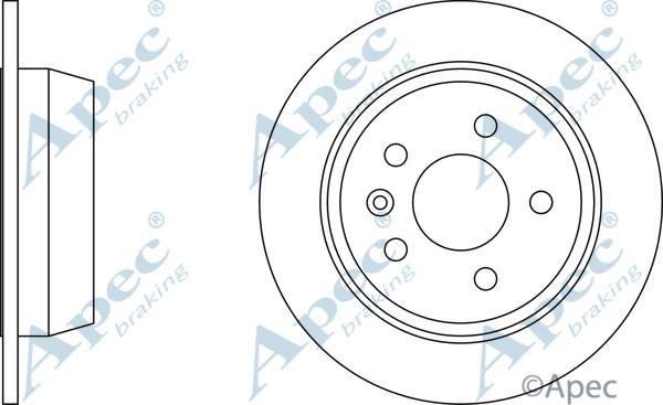 APEC DSK721 - Disque de frein cwaw.fr