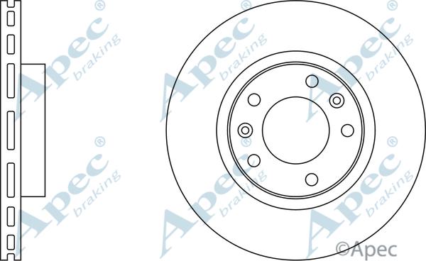 APEC DSK728 - Disque de frein cwaw.fr