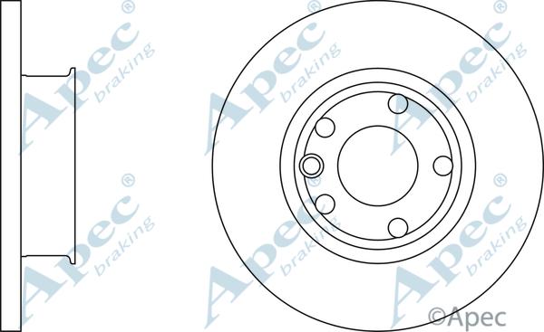 APEC DSK722 - Disque de frein cwaw.fr