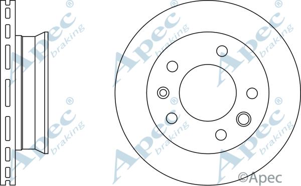 APEC DSK771 - Disque de frein cwaw.fr