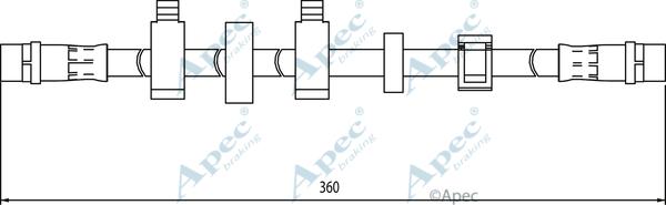 APEC HOS4099 - Flexible de frein cwaw.fr