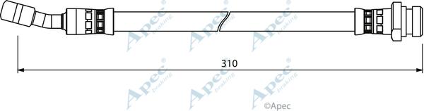 APEC HOS4016 - Flexible de frein cwaw.fr