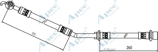 APEC HOS4076 - Flexible de frein cwaw.fr