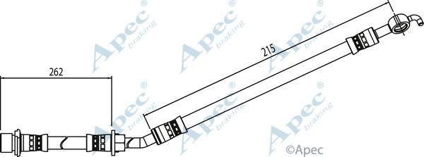 APEC HOS4077 - Flexible de frein cwaw.fr