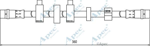 APEC HOS4104 - Flexible de frein cwaw.fr