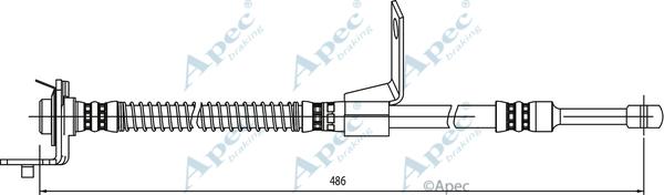 APEC HOS4139 - Flexible de frein cwaw.fr