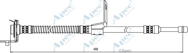 APEC HOS4138 - Flexible de frein cwaw.fr