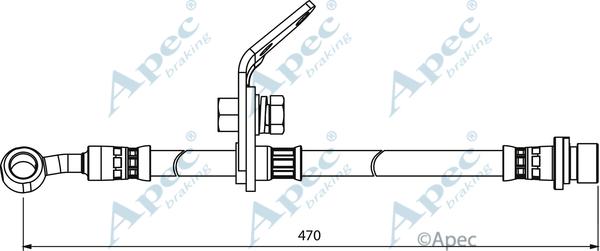 APEC HOS3979 - Flexible de frein cwaw.fr