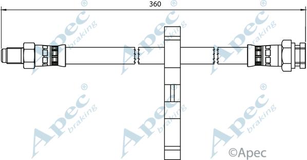 APEC HOS3970 - Flexible de frein cwaw.fr