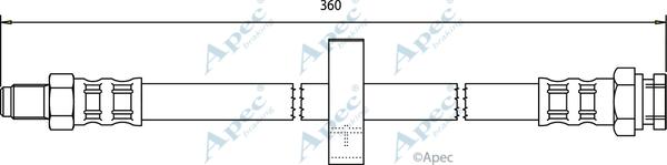 APEC HOS3480 - Flexible de frein cwaw.fr