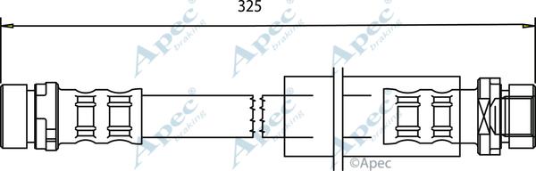 APEC HOS3551 - Flexible de frein cwaw.fr