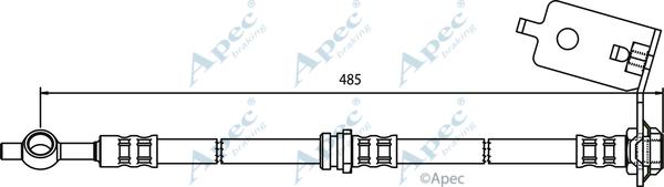 APEC HOS3571 - Flexible de frein cwaw.fr