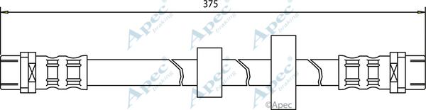 APEC HOS3091 - Flexible de frein cwaw.fr