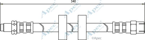 APEC HOS3051 - Flexible de frein cwaw.fr