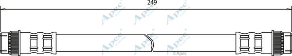 APEC HOS3019 - Flexible de frein cwaw.fr