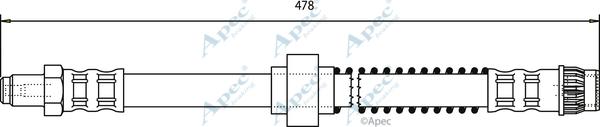 APEC HOS3084 - Flexible de frein cwaw.fr