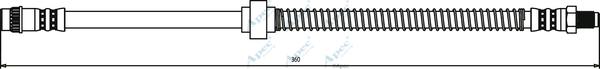 APEC HOS3195 - Flexible de frein cwaw.fr