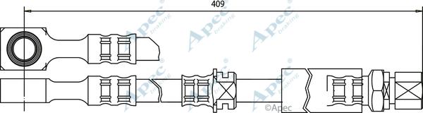 APEC HOS3115 - Flexible de frein cwaw.fr