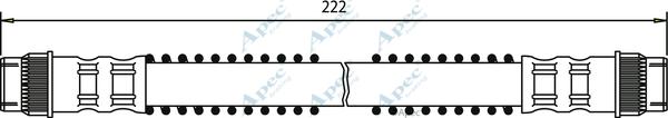 APEC HOS3135 - Flexible de frein cwaw.fr