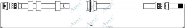 APEC HOS3843 - Flexible de frein cwaw.fr