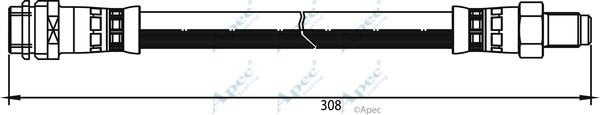 APEC HOS3804 - Flexible de frein cwaw.fr