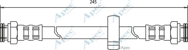 APEC HOS3397 - Flexible de frein cwaw.fr