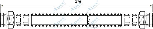 APEC HOS3308 - Flexible de frein cwaw.fr