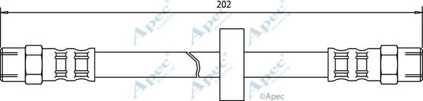 APEC HOS3325 - Flexible de frein cwaw.fr