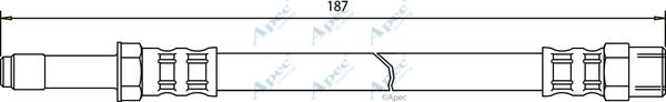 APEC HOS3204 - Flexible de frein cwaw.fr