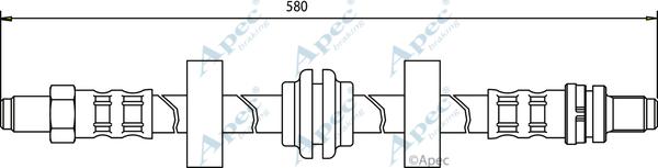 APEC HOS3213 - Flexible de frein cwaw.fr