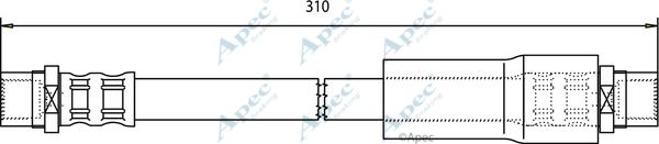 APEC HOS3223 - Flexible de frein cwaw.fr