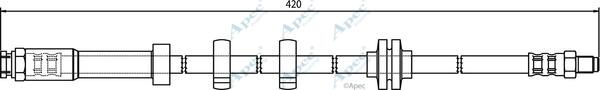 APEC HOS3227 - Flexible de frein cwaw.fr