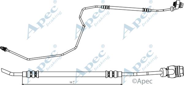 APEC HOS3792 - Flexible de frein cwaw.fr