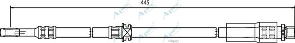 APEC HOS3748 - Flexible de frein cwaw.fr