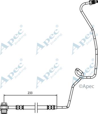 APEC HOS3768 - Flexible de frein cwaw.fr