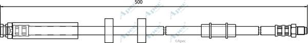 APEC HOS3718 - Flexible de frein cwaw.fr