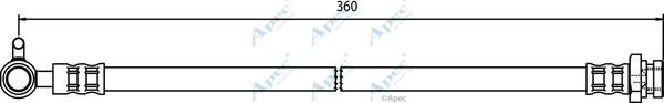 APEC HOS3781 - Flexible de frein cwaw.fr