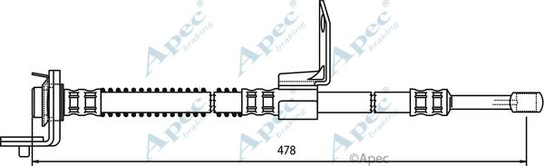 APEC HOS3730 - Flexible de frein cwaw.fr