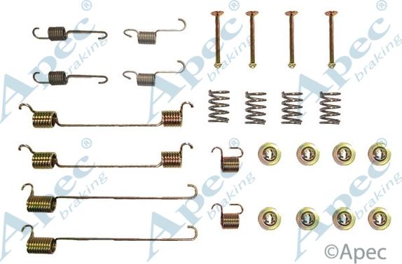 APEC KIT962 - Kit d'accessoires, mâchoire de frein cwaw.fr