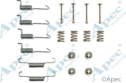 APEC KIT978 - Kit d'accessoires, mâchoires de frein de stationnement cwaw.fr