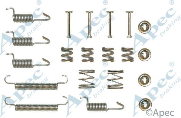 APEC KIT2093 - Kit d'accessoires, mâchoires de frein de stationnement cwaw.fr