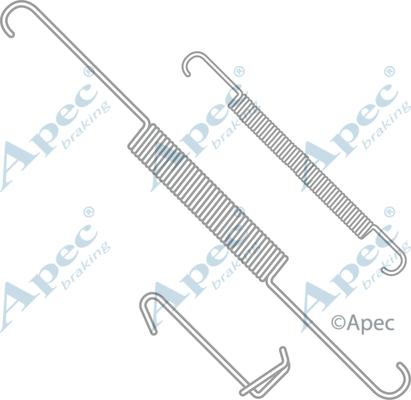 APEC KIT726 - Kit d'accessoires, mâchoire de frein cwaw.fr