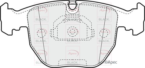 APEC PAD948B - Kit de plaquettes de frein, frein à disque cwaw.fr